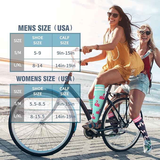 6 Pack Copper Compression Socks for Women and Men Circulation-Best Support for Medical,Running,Nursing,Athletic - Image 7