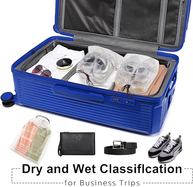 50 Pcs transparent Shoe Bags for Travel（11.8“ x 15.7”） - Image 7