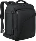 MATEIN 45L Travel Backpack, Expandable Large Carryon Backpack for Men Women | Airline Aprroved, Fits Overhead Bin, Lightweight Weekender Backpack, Water Resistant, Anti Theft, Gifts for Traveler, Black by MATEIN