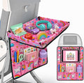 Adjustable Kids Tray Table Cover with Multi Portable Pockets, Airplane Travel Essentials for Kids, Toddlers, Adults, Airplane Must Haves, Plane Travel Essentials, Travel Tray for Plane Train, Horse by EpoBob