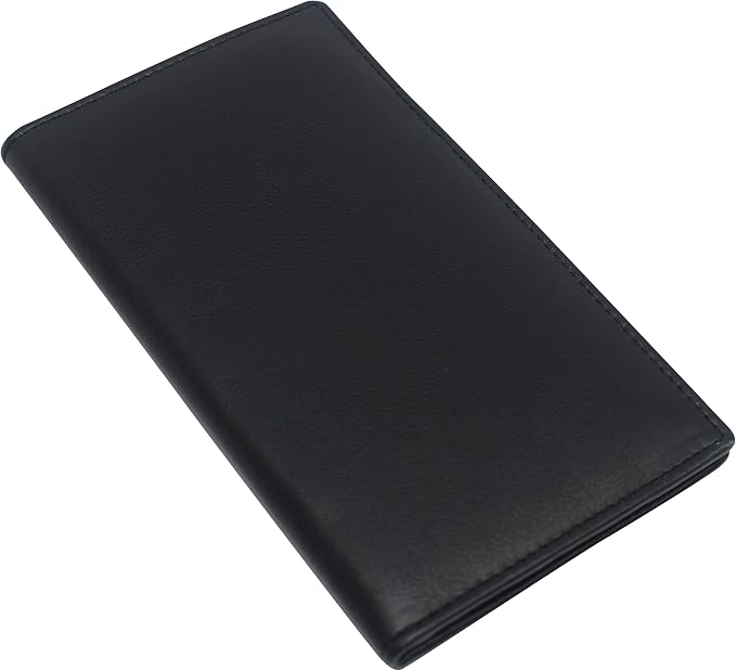 Marshal Bifold Leather RFID Blocking Wallet For Men & Women | Genuine Leather Holder With 19 Slots, 2 Bill Compartments & ID Window | For Credit/Debit Cards, Money & More (CN Black) - Image 3