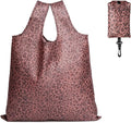 1 Pack Reusable Shopping Bag, Foldable Grocery Bag, Leopard Print | Large Capacity, Washable, Grocery Tote, Utility Travel Shoulder Bag by MOLOVACase