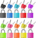 10Pack Suitcase Locks with Keys, 23mm Small Luggage Padlocks Multicolor, Solid Brass Mini Padlocks for Suitcase, Luggage, Travel Bag, Backpack Zipper, Jewelry Box, Diary Books, Drawer, Toolbox by Fuaxat