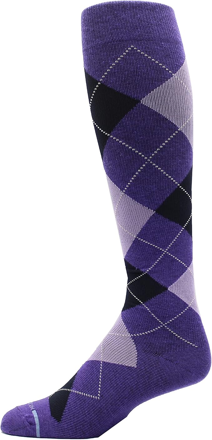 Dr. Motion 4 Pairs Men's Athletic Traveler Graduated Compression Knee High Socks - Image 5