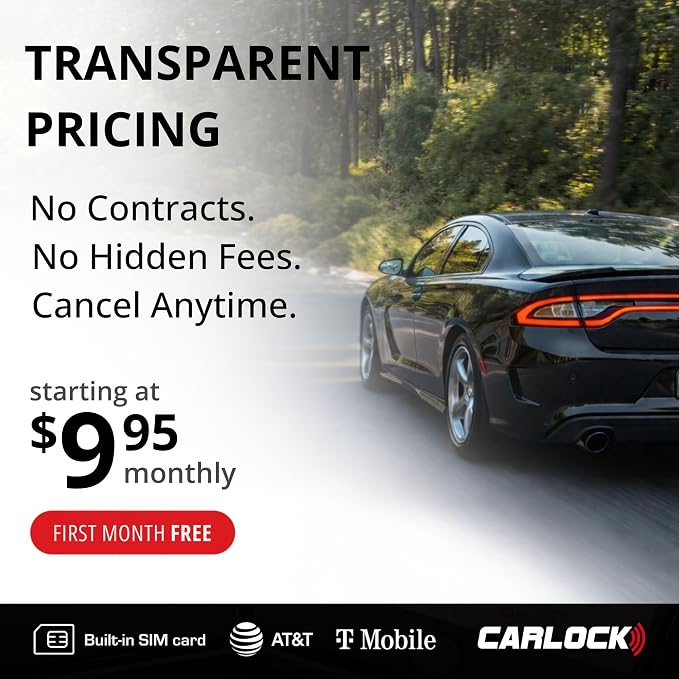 CARLOCK Anti Theft Car Device - Real Time 4G Car Tracker & Car Alarm System. Comes with Device & Phone App. Tracks Your Car in Real Time & Notifies You Immediately of Suspicious Behavior.OBD Plug&Play - Image 2