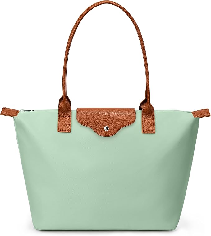 KALIDI Tote Bag for Women Nylon Top-Handle Purse,Large Capacity Shoulder Hobo handBag with Zipper Leisure Foldable Weekend by KALIDIFANCYFOREST