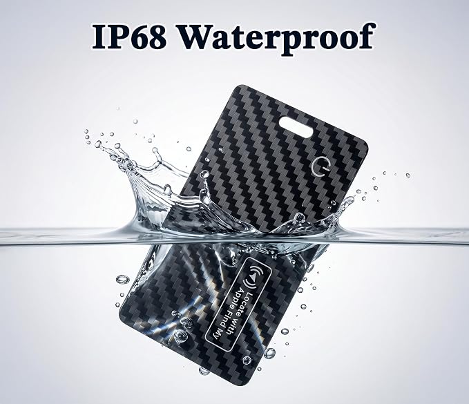 Wallet Tracker Card Compatible with Apple Find My (iOS Only) | Ultra-Slim 0.07 inches, Rechargeable Finder, IP68 Waterproof Tracking Card for Wallets, Luggage, Passport, Purse - Image 7
