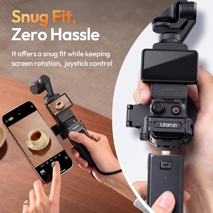 ULANZI PM01 Magnetic Mount Stand Compatible with DJI OSMO Pocket 3/4/4P | Aluminium Expansion Camera Holder with Cold Shoe and 1/4'' Mount,181/270/360° Adjustment Magnetic Adapter Xtra Accessories - Image 8