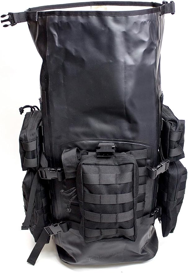 Mission Darkness Dry Shield Faraday Backpack 40L // Waterproof Tactical Bag with MOLLE Webbing and Removable Packs // Signal Blocking Anti-tracking Data Privacy EMP Shield for Electronics - Image 4
