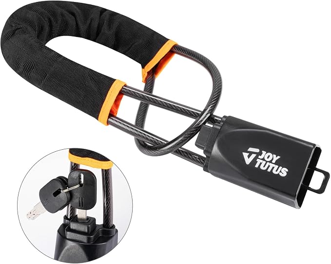 JOYTUTUS Steering Wheel Lock, Car Seat Belt Lock with 3 Keys,Double Car Anti Theft Device,Fits Most Vehicles, Trucks, SUVs, and Vans (Car Anti Theft Device) - Image 8
