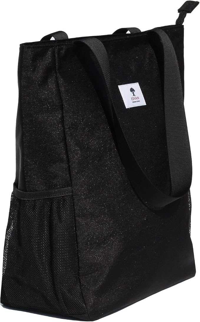 ESVAN Original Floral Water Resistant Large Tote Bag Shoulder Bag for Gym Beach Travel Daily Bags Upgraded - Image 8