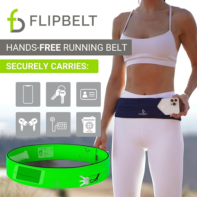 FlipBelt Classic Running Belt, Phone Holder for Running, Money Belt Pouch - Image 2