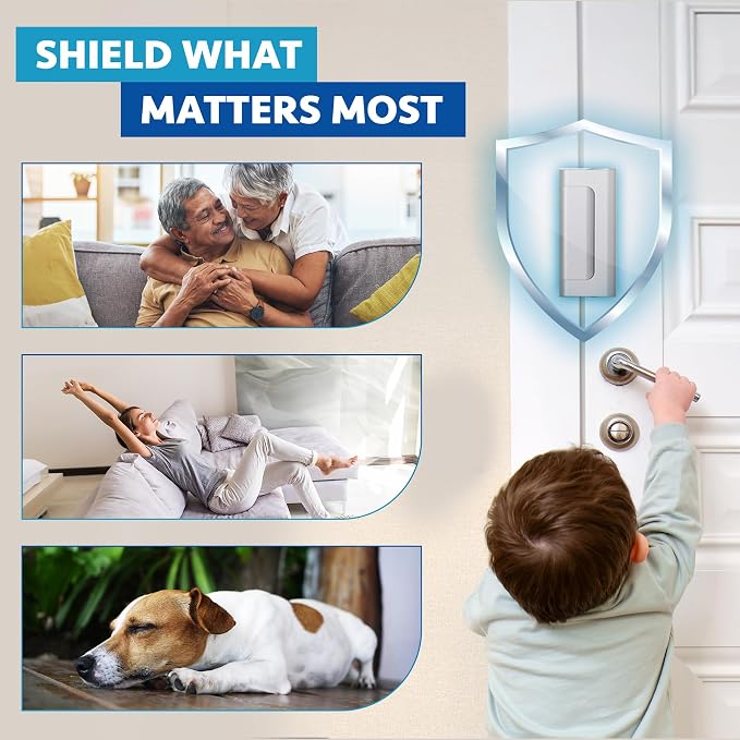 Door Reinforcement Lock (2-Pack) - DIY Nickel Home Security Door Lock for Front Door - Security Locks for Doors Inside | Child Proof Door Lock for Kids Safety - Withstand 800 LB of Force - Image 9