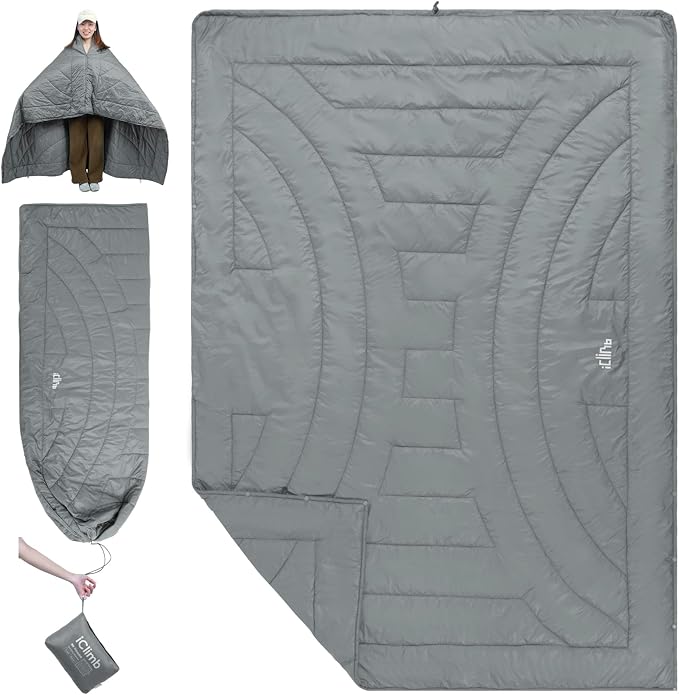 3M Thinsulate Insulation Warm Camping Blanket Ultralight Compact by iClimb