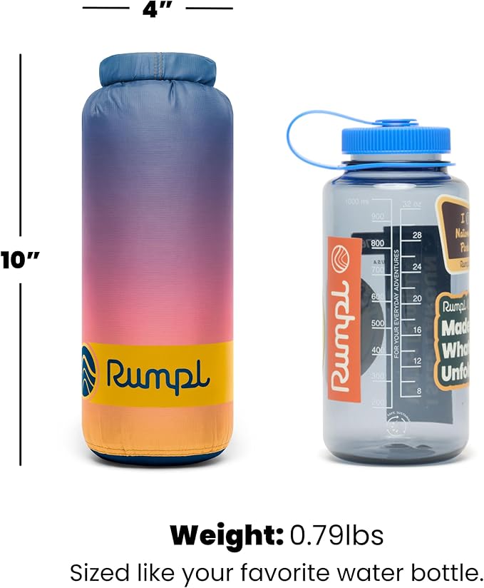 Rumpl Travel Puffy Blanket, Ultra-Packable Travel-Size Warmth and Comfort, Horizon Fade - Image 4