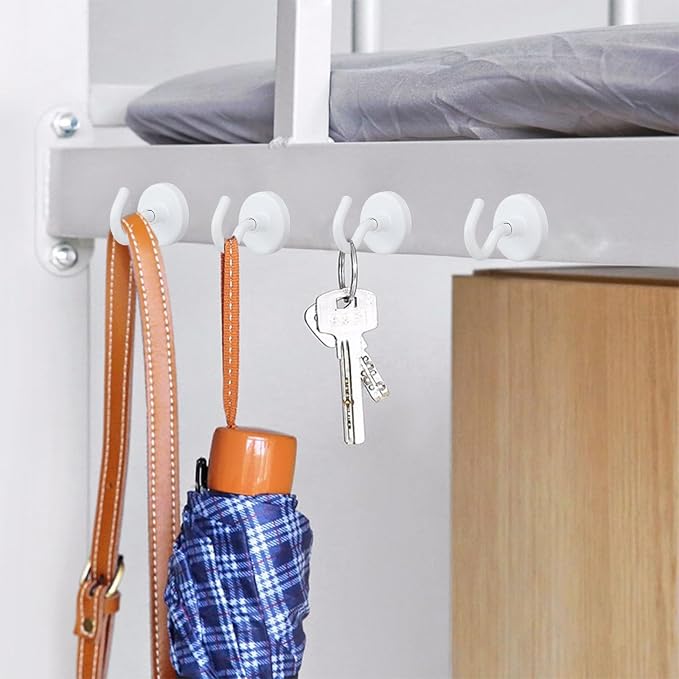 Magnetic Hooks Heavy Duty Cruise Essentials 120LBS Strong Magnets | Metal Hooks for Cruise Cabins Industrial Strength Outdoor Hanging Brackets Magnets Hook Perfect Items on Cruise Ships 10Pcs - Image 7