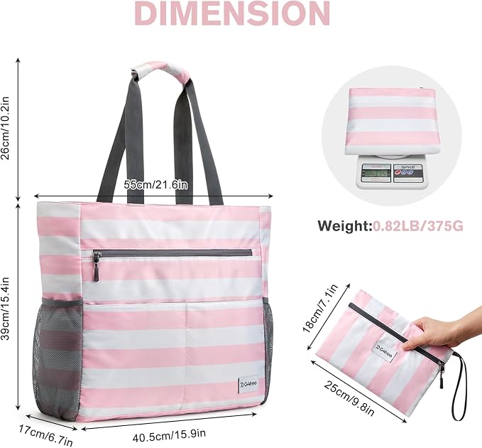 G4Free Beach Bag, Waterproof Sandproof Beach Tote Bag, Large Capacity Foldable for Women - Image 6