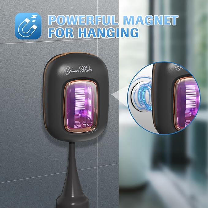 Rechargerable UVC Toothbrush Sanitizer Case for Electric/Manual Toothbrush - Image 3