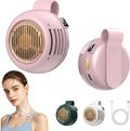 Bladeless Clip-On Portable Mini Fan, 5-Speed 360° Rotation Fan with LED Display, Type-C Rechargeable Fan for Travel Office Outdoor Commute Gifts by Unknown