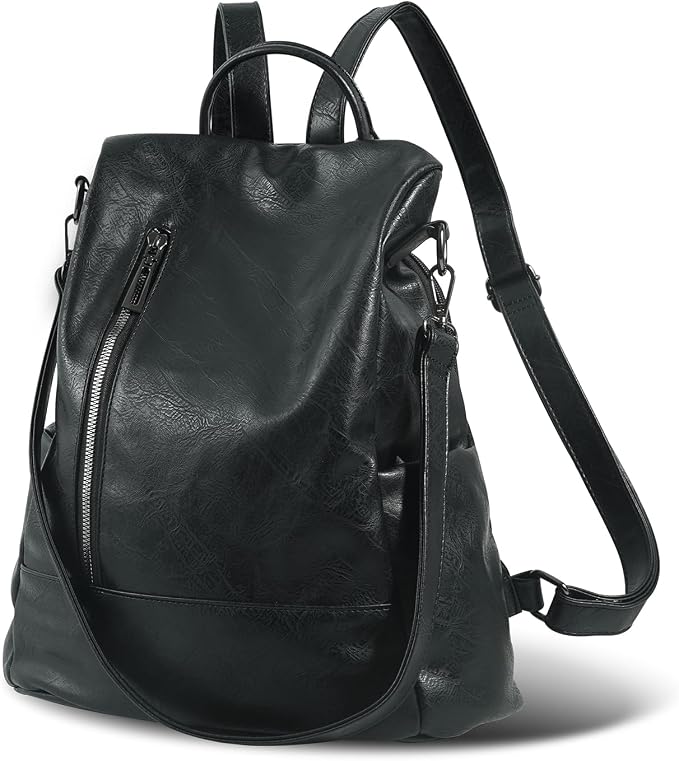 Small Women Backpack Purse PU Leather Anti-theft Casual Shoulder Bag Fashion Ladies Satchel Bags - Image 2