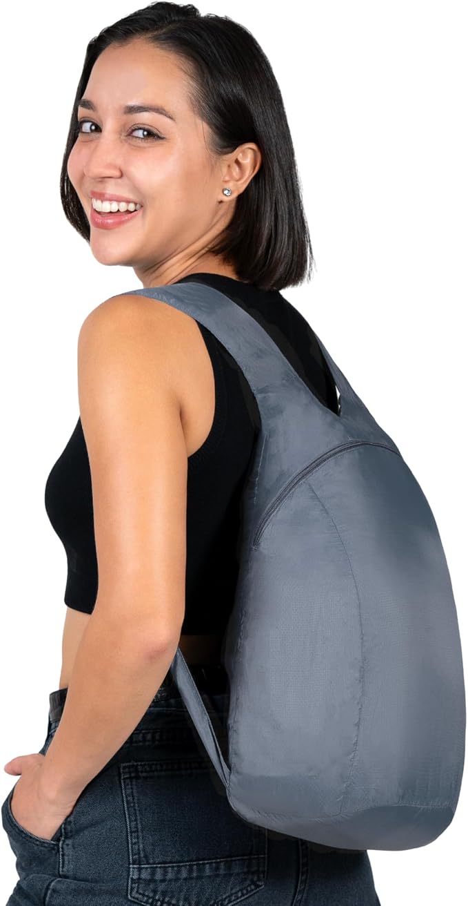 Nanobag Daypack 16L Ultralight Packable Foldable Travel Backpack for Hiking | 1.15 oz Portable Collapsible Pocket-Size with YKK Zipper and Wide Comfortable Shoulder Straps for Everyday Use and Sports - Image 2