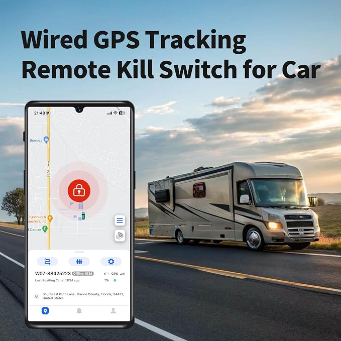 GPS Tracker for Vehicles with Kill Switch, No Monthly Fee, No Subscription, 4G SIM Card and Data Included, Trip History, GeoFence, Driving Alerts, Global Coverage, for Fleets - Image 6