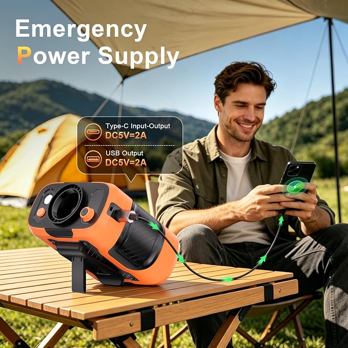 Portable Waist Fan Personal 14500mah 100 Speeds Clip On Shirt Fan Belt | Cooling Device Wearable Cool Body Blow Cold Air Rechargeable Pocket Mini Men Workers Outdoor Travel Hiking Gifts - Image 5