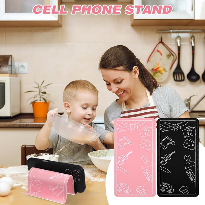 2Pcs Airplane Phone Holder, Flexible Phone Holder Travel Essentials for martphone, Tablet Flight Flap Phones Prop - Image 6