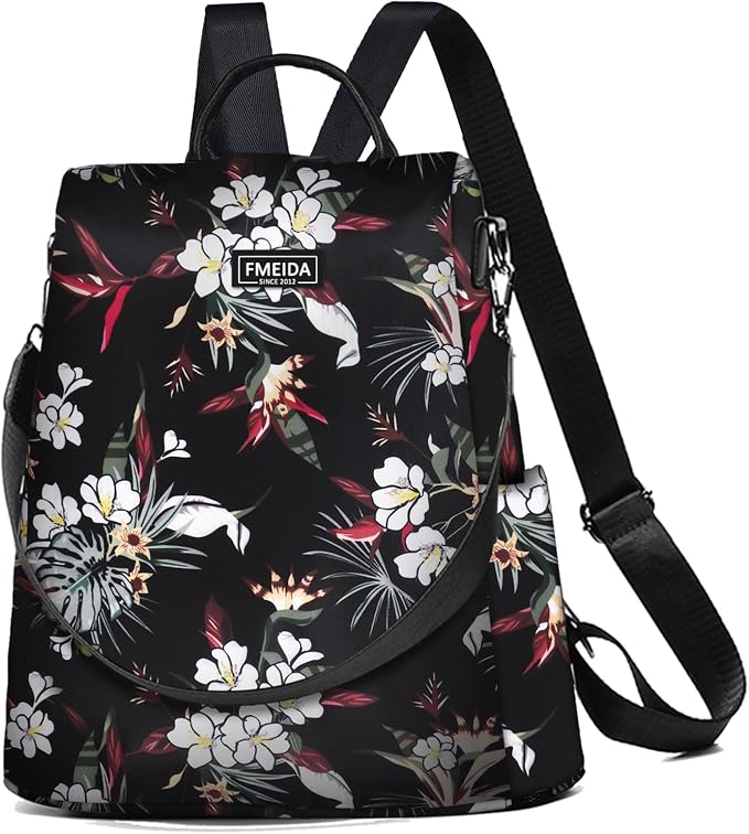 Work Backpack for Women Anti Theft Crossbody Bag Waterproof Travel Backpack Lightweight Daypack Fashion Convertible Backpacks Bookbag for College Supplies Mochilas de mujer | Hidden Back Zipper Opening, Compact Travel Size,Summer Purse, Daypack for Col... by Fmeida