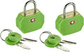 Lewis N. Clark Travel Sentry TSA Lock + Mini Padlock for Luggage Suitcase, Carry On, Backpack, Laptop Bag or Purse - Perfect for Airport, Hotel, and Gym by LewisNClark