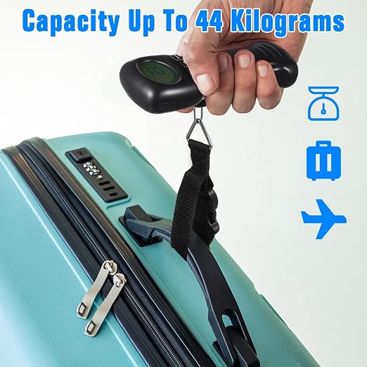 BESPORTBLE Portable Digital Luggage Scale with Hook, Compact Travel Suitcase Weight Scale, Lightweight, Accurate LCD Display, Battery Not Included, Black - Image 6