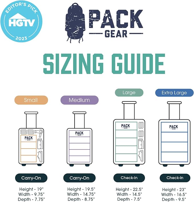 Hanging Suitcase Organizer - Our XL Hanging Luggage Organizer Perfectly Fits Any Suitcase - Our Packing Cubes For Travel Use Mesh Windows to Make Finding Any Outfit Easy (Black, XL) - Image 8