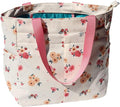 ESVAN Original Floral Tote Bag Large Shoulder Bag with Multi Pockets for Gym Travel Beach Daily Bags by ESVAN