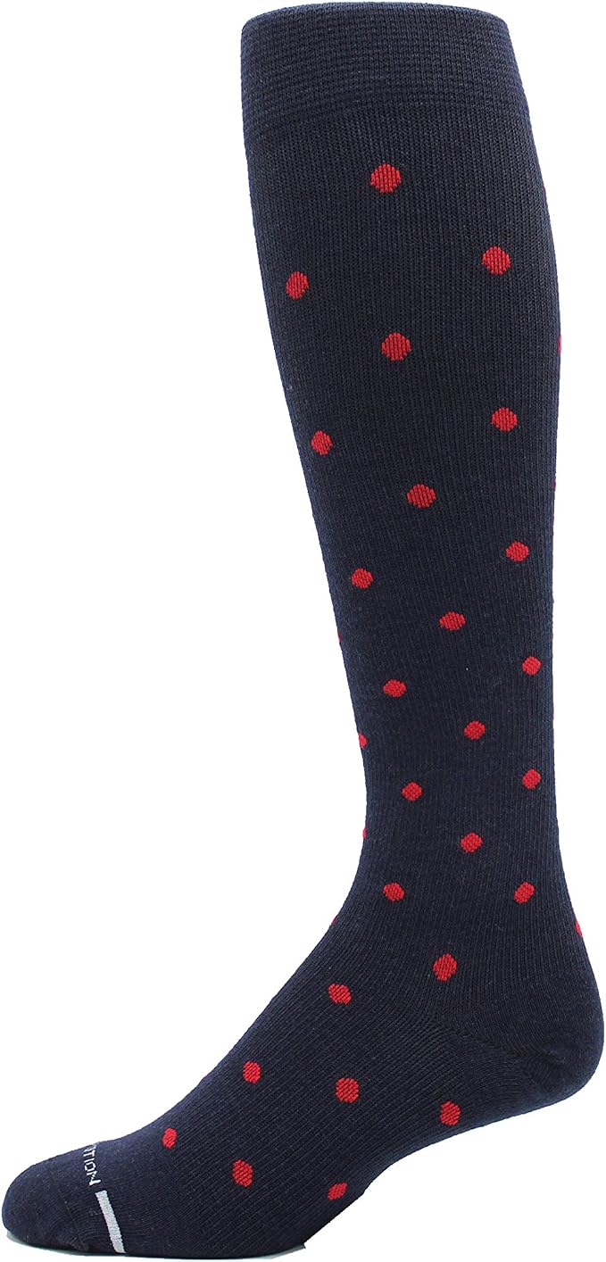 Dr. Motion 4 Pairs Men's Athletic Traveler Graduated Compression Knee High Socks - Image 3