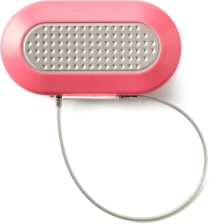 Master Lock Pink Portable Small Safe - Set Your Own Combination, Travel-Friendly Design for Phone, Passport & Money Storage, Model 5900DPNK (Pack of 4) - Image 2