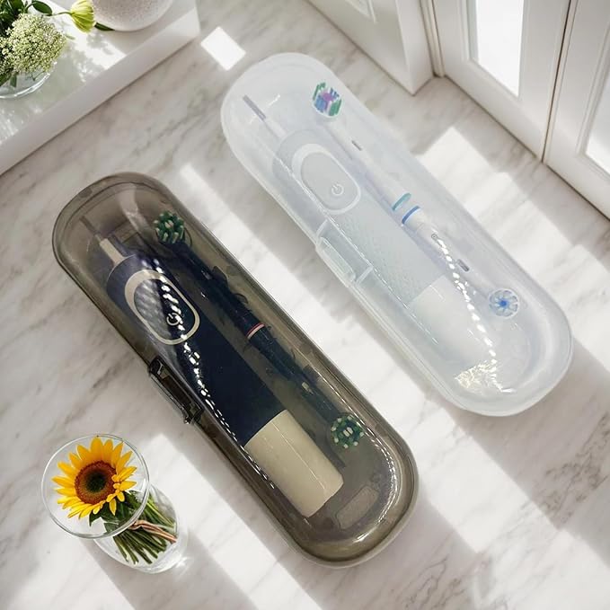 Newly upgraded toothbrush travel case, suitable for Oral-B/Oral-B Pro/Philips Sonicare/Aquasonic toothbrush, travel electric toothbrush box(white) - Image 9
