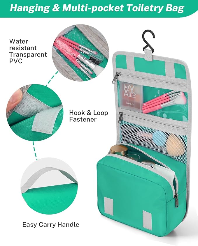 Gonex Compression Packing Cubes for Travel, Mesh Bags Luggage Organizers | Set of 4/5/6/7/10 for Essentials, Extensible, Fits 20"Carry-on Suitcases, See-through Mesh, Double Zipper Compression - Image 5