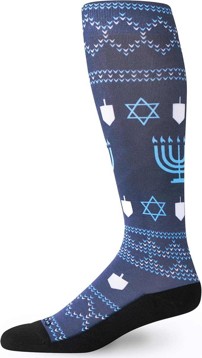 Nylon Knee High Socks - 15-20mmHg Graduated Compression Socks - Soft & Breathable Support Unisex Socks by Comrad
