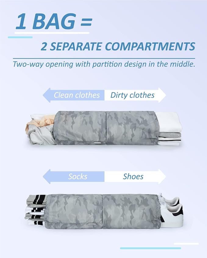 BAGSMART Compression Packing Cubes for Travel Essentials | 14 Set /6 Set /4 Set/2 Set, Lightweight, Durable - Image 4