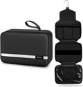 Maliton Toiletry Bag for Men & Women Travel Toiletry Bag Hanging Toiletry Bag Hygiene Bag with 4 Compartments Waterproof Bathroom Shower Bag for Traveling(Black) by Maliton