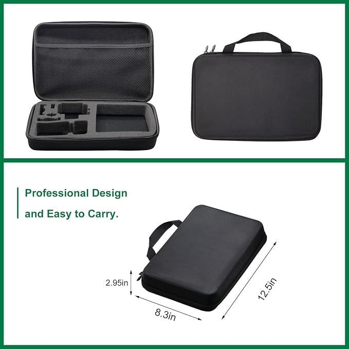 Accessories Kit for Gopro Hero 13 Black Waterproof Housing Silicone Case Glass Screen Protector Bundle for Go pro Gopro13 Hero13 Action Camera - Image 2