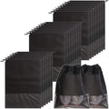24PCS Travel Shoe Bags Non-Woven with Rope for Men and Women Large Shoes Storage Packing Pouch Organizers by DIOMMELL