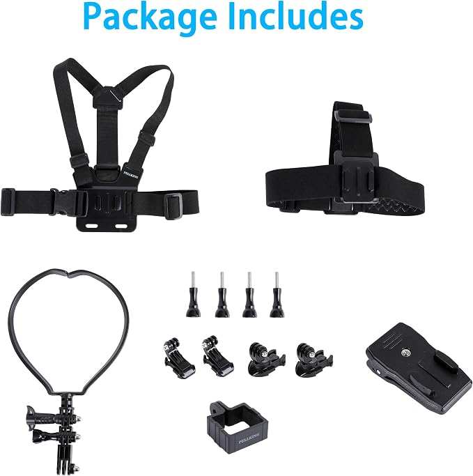 PellKing 4in1 Mount Accessories Kit for DJI Osmo Pocket 4 Pro 3 Xtra Muse | Chest Mount,Neck Holder Mount,Head Mount,Backpack Strap Mount With Expansion Adapter for Pocket 4 Pro 3 Xtra muse Camera - Image 7