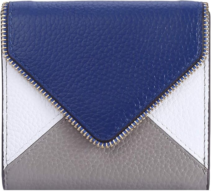 Ultra Thin Small Compact Leather Womens Girls Wallets RFID Blocking Credit Card Holder for Women by Lavemi