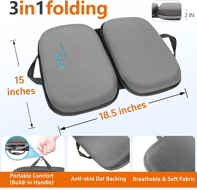 3 in 1 Gel Seat Cushion (Darkgray) - Image 3