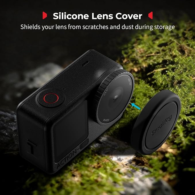 SmallRig ND16 Filter for DJI Osmo Action 6, Snap-On Polarizing Neutral Density Filter, with Lens Silicone Cover & Cleaning Cloth, HD Optical Glass/Multi-Coated - 6084 - Image 5
