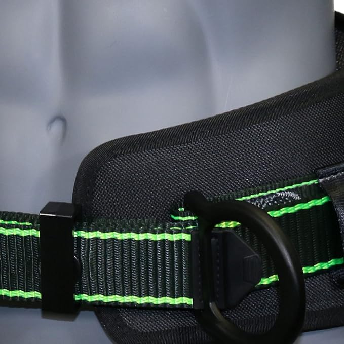 AFP Heavy-Duty 2 D-Ring Waist Body Belt w/Tongue Buckle Premium Stitching (OSHA/ANSI PPE) - Image 6