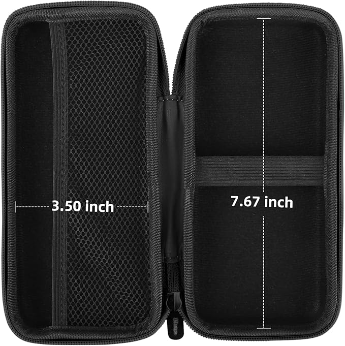 iMangoo Travel Essential Electronics Organizer Charger Case Carrying Pouch | 8.5x4.5x2" Power Bank Tech Accessories Protective Storage Shockproof Portable Purse Men Women School Office Trips Must Have - Image 3