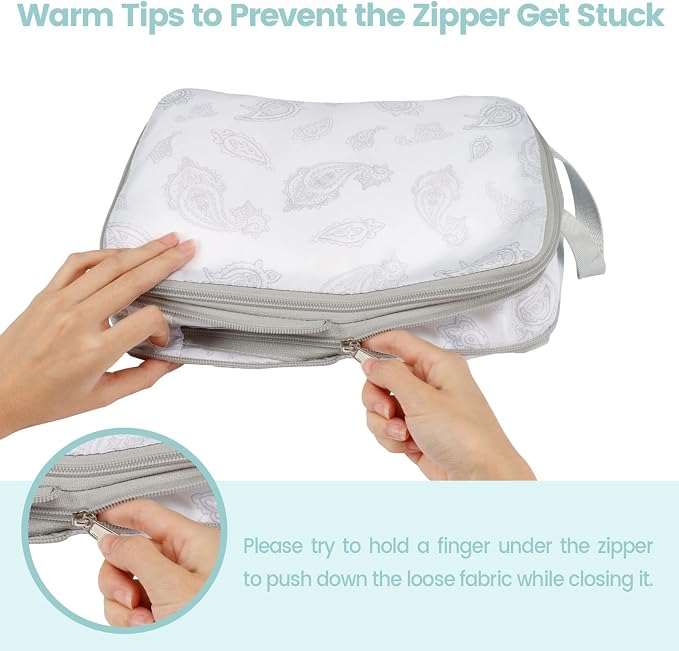 Cambond Compression Packing Cubes for Travel - Luggage Suitcase Organizer | Compression Zip Design for Space-saving, Expandable, Lightweight, Keep Clothes Sorted, Luggage Space Tidy, Carry on Pack Fast - Image 7