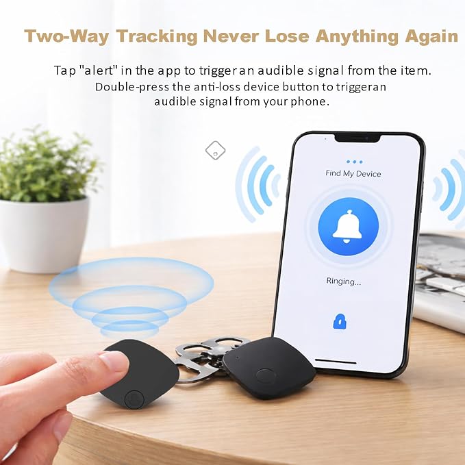GPS Tracker, Bluetooth Smart Tracker Tag for Android and iOS, for Keys, Wallets, Pets, Luggage, and Remote Controls - Easily Find All Your Items - Image 4